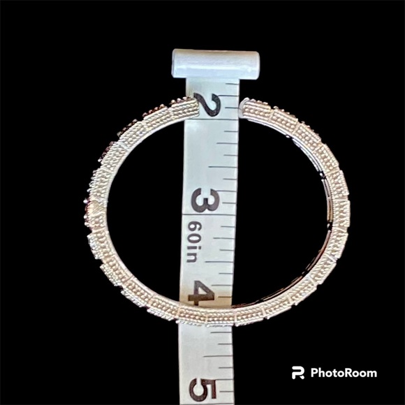 Rare Judith Ripka Sterling silver cuff bracelet with cz’s - Picture 4 of 6